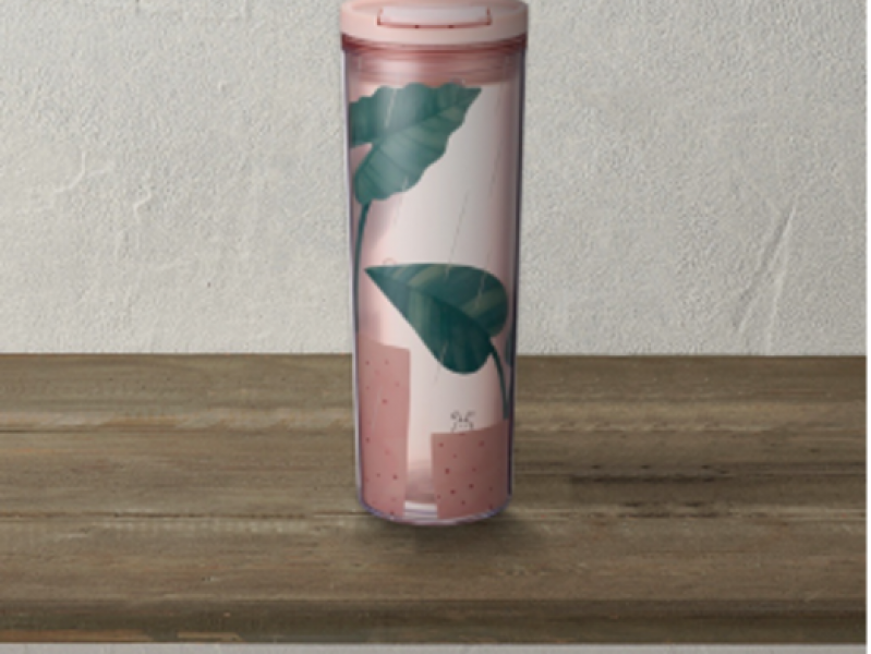 BÌNH TUMBLER PLASTIC LEAF SHELTER