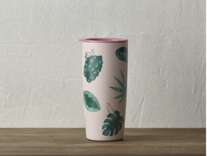 BÌNH TUMBLER SS CATERPILLARS ON LEAVES