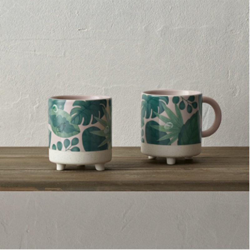 CỐC MUG DEWS ON LEAVES